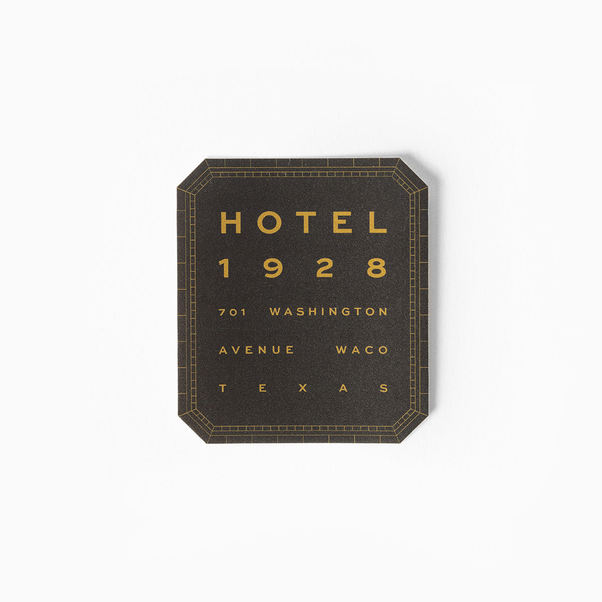 Black Hotel 1928 Sticker