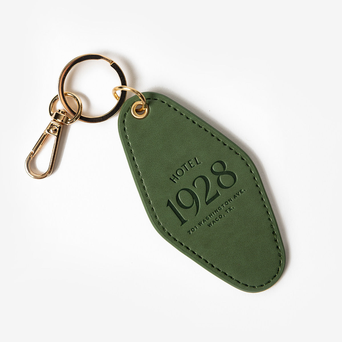 Hotel 1928 Leather Keychain