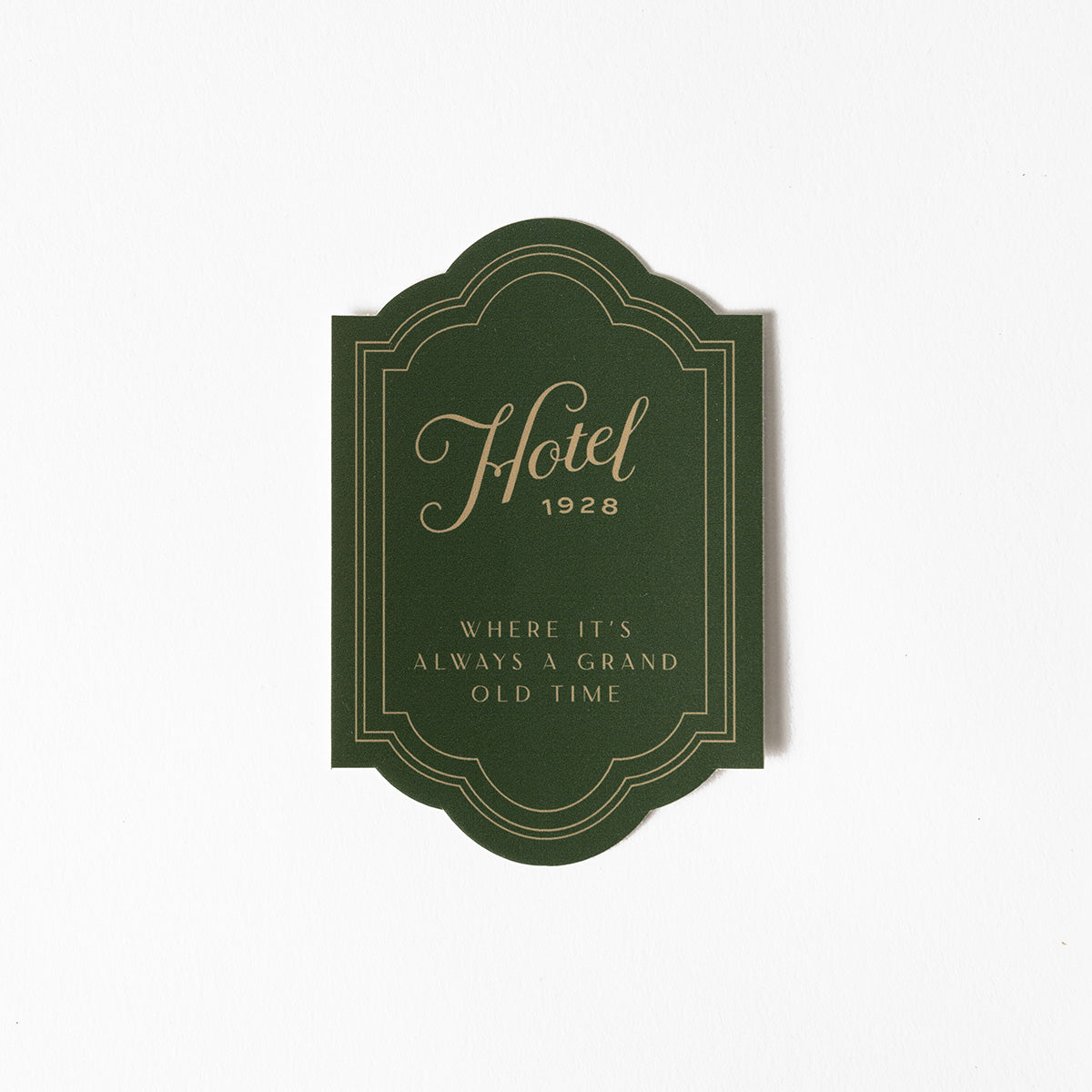 Green Hotel 1928 Sticker