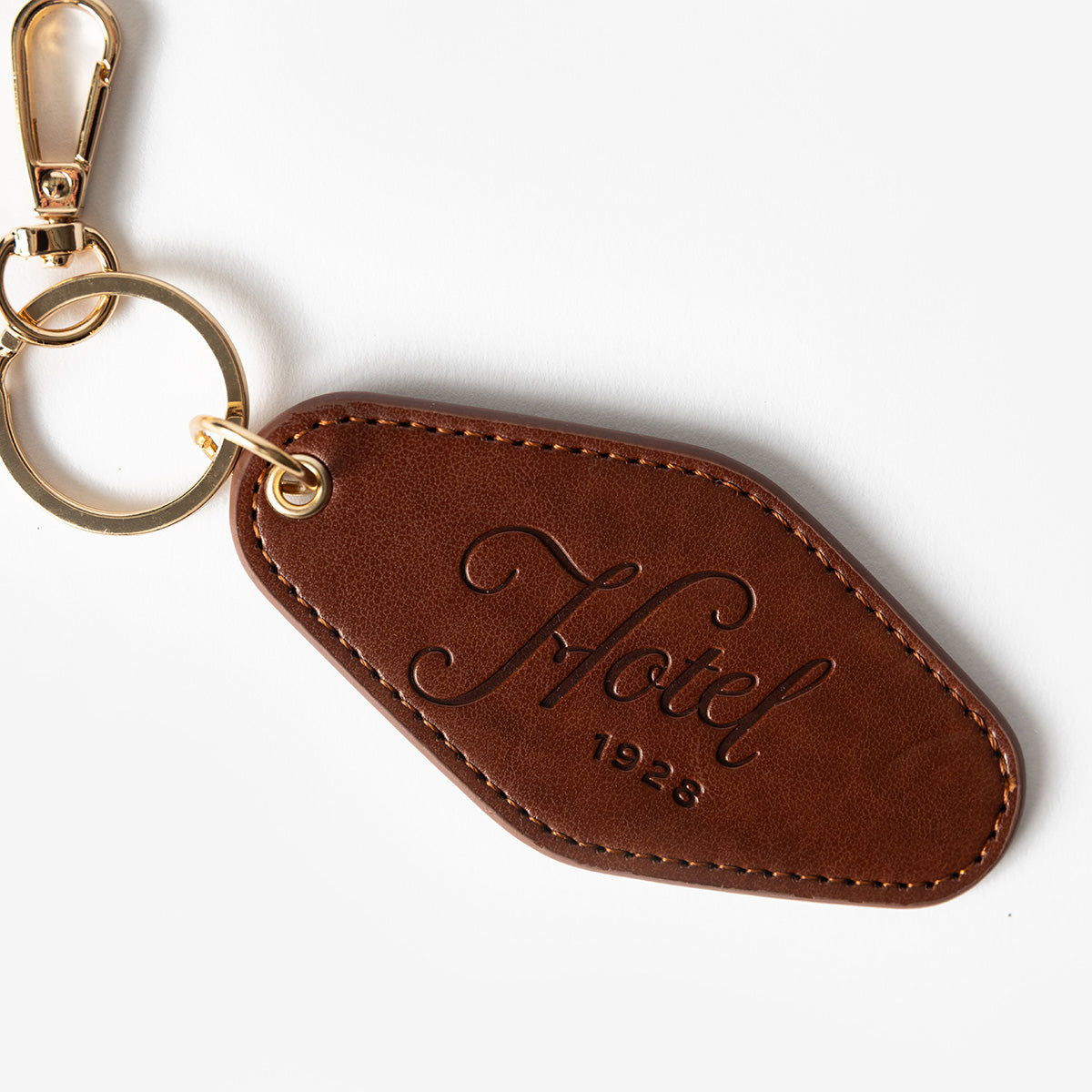 Hotel 1928 Leather Keychain