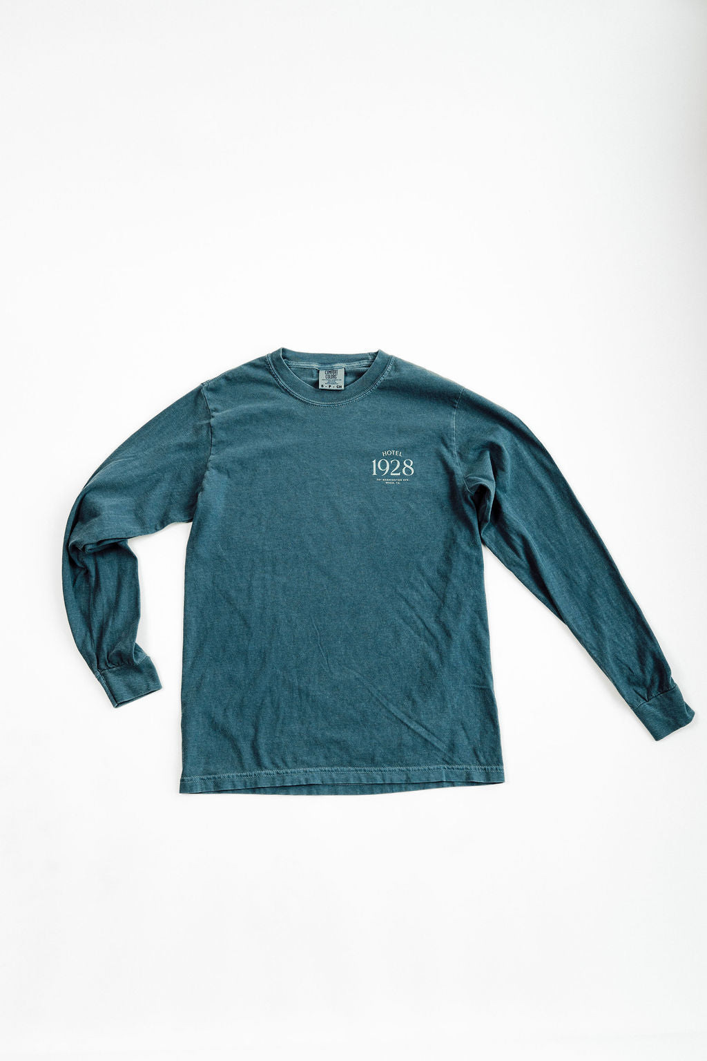 Hotel 1928 Washington Ave Navy Long Sleeve Shirt