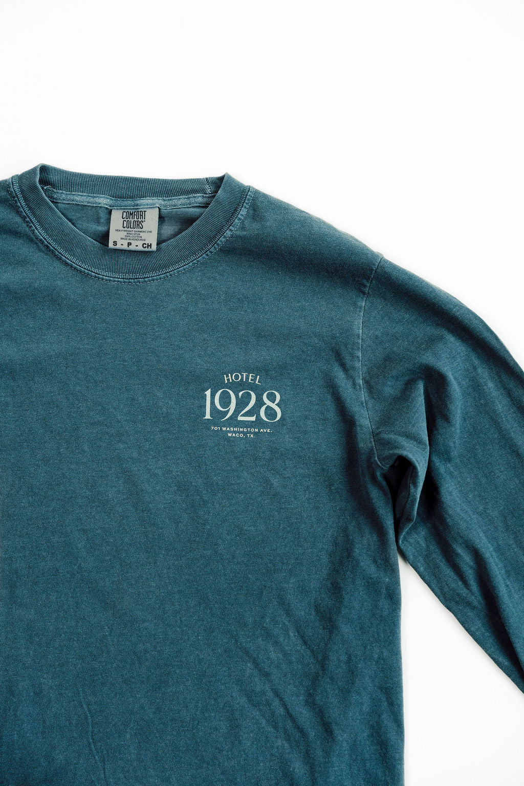 Hotel 1928 Washington Ave Navy Long Sleeve Shirt
