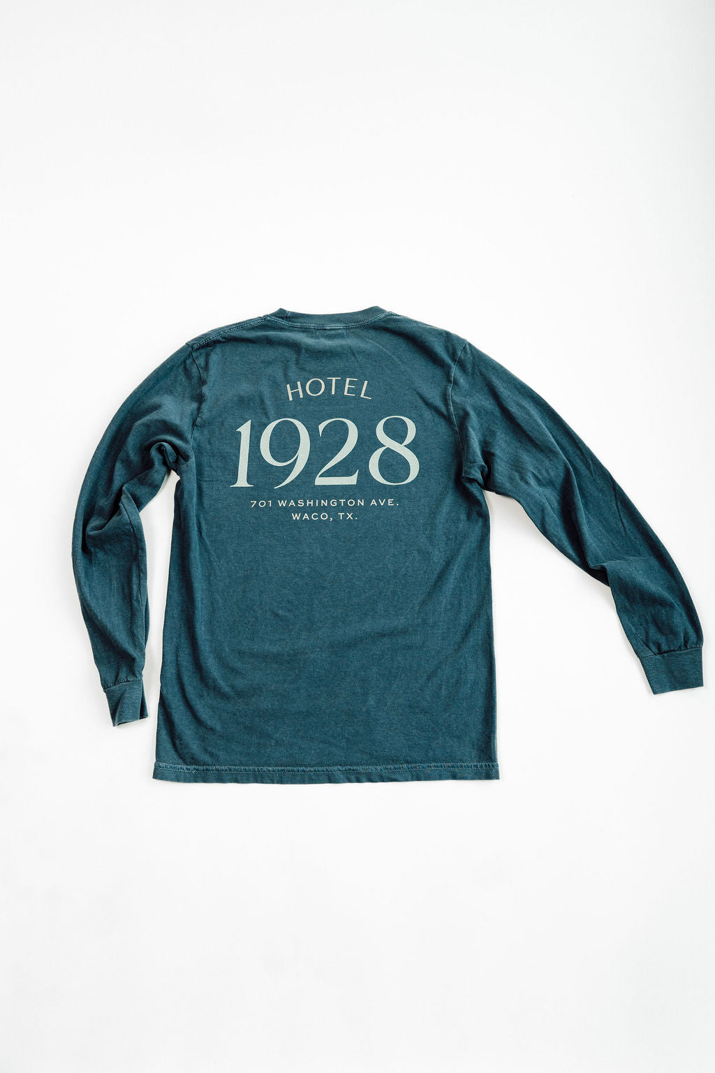 Hotel 1928 Washington Ave Navy Long Sleeve Shirt