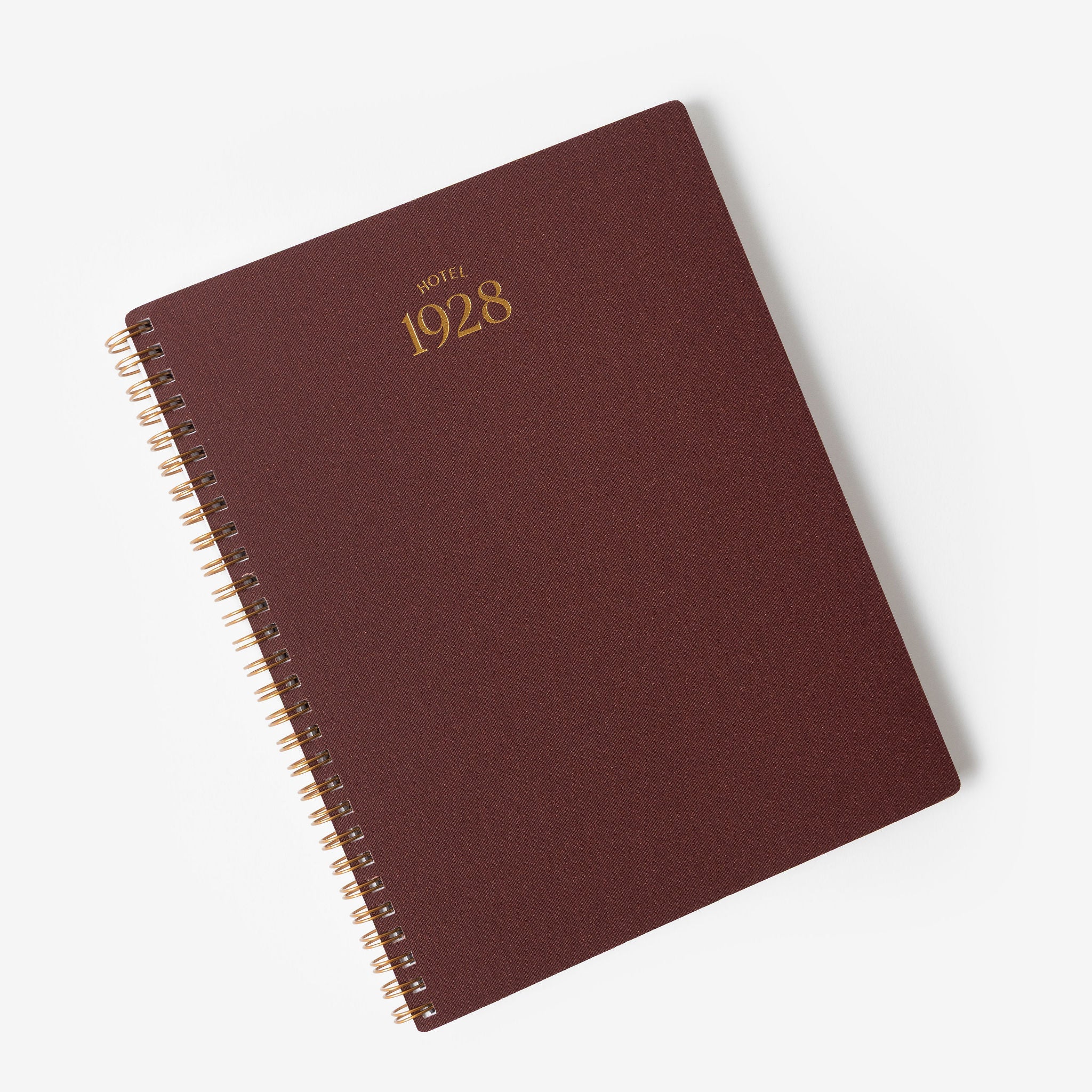 Hotel 1928  Maroon Notebook Journal