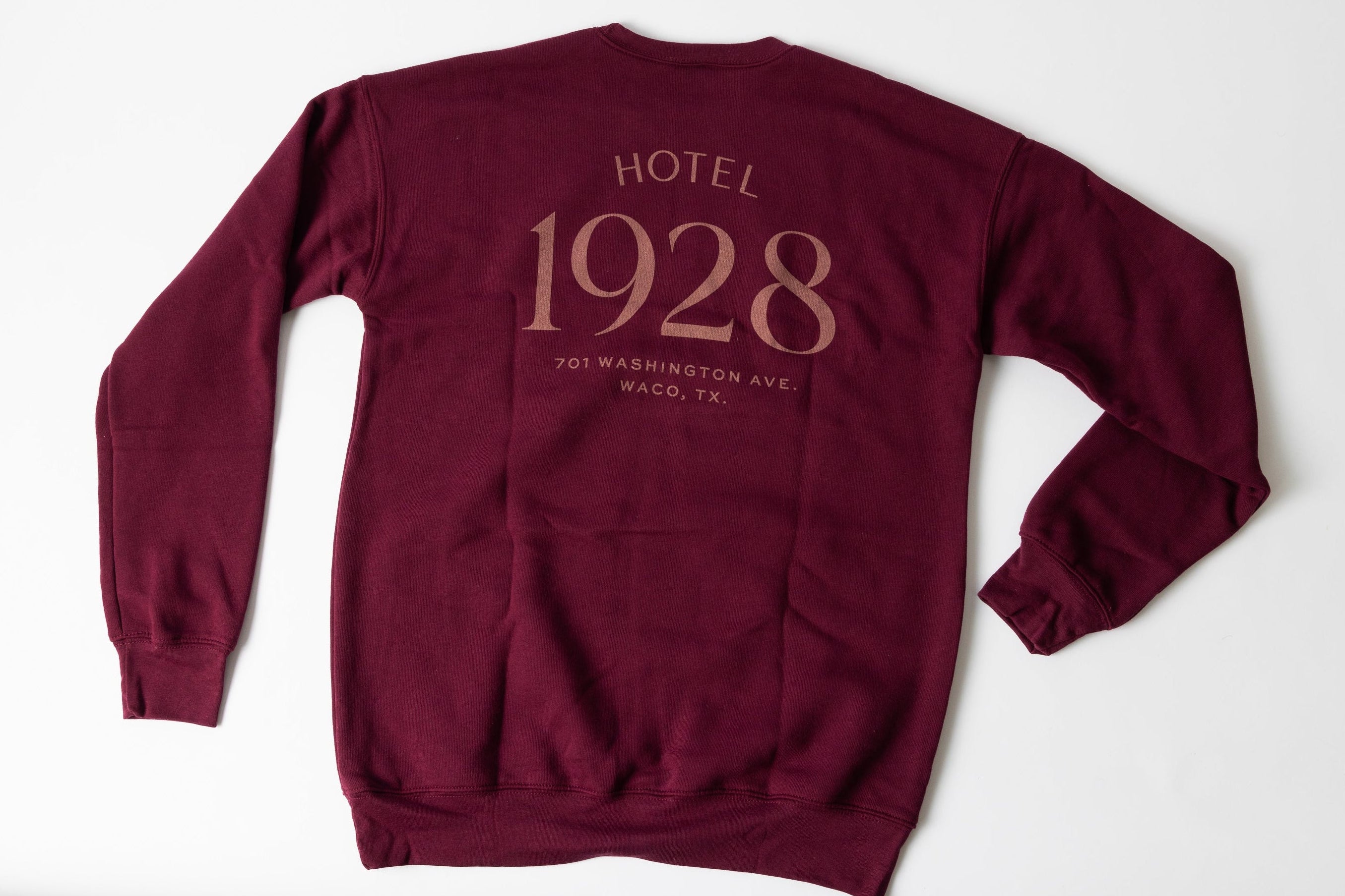 Hotel 1928 Maroon Sweatshirt