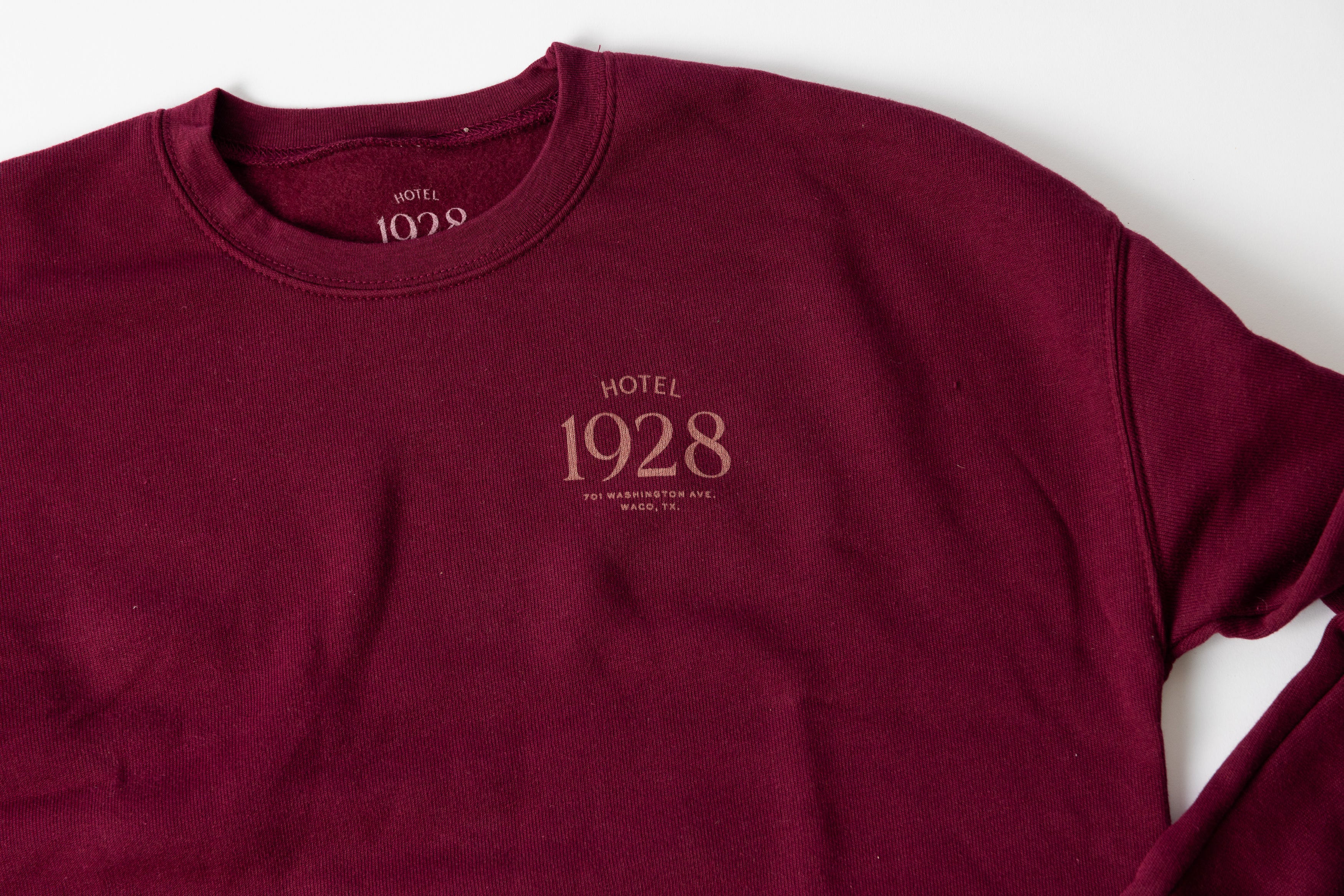 Hotel 1928 Maroon Sweatshirt