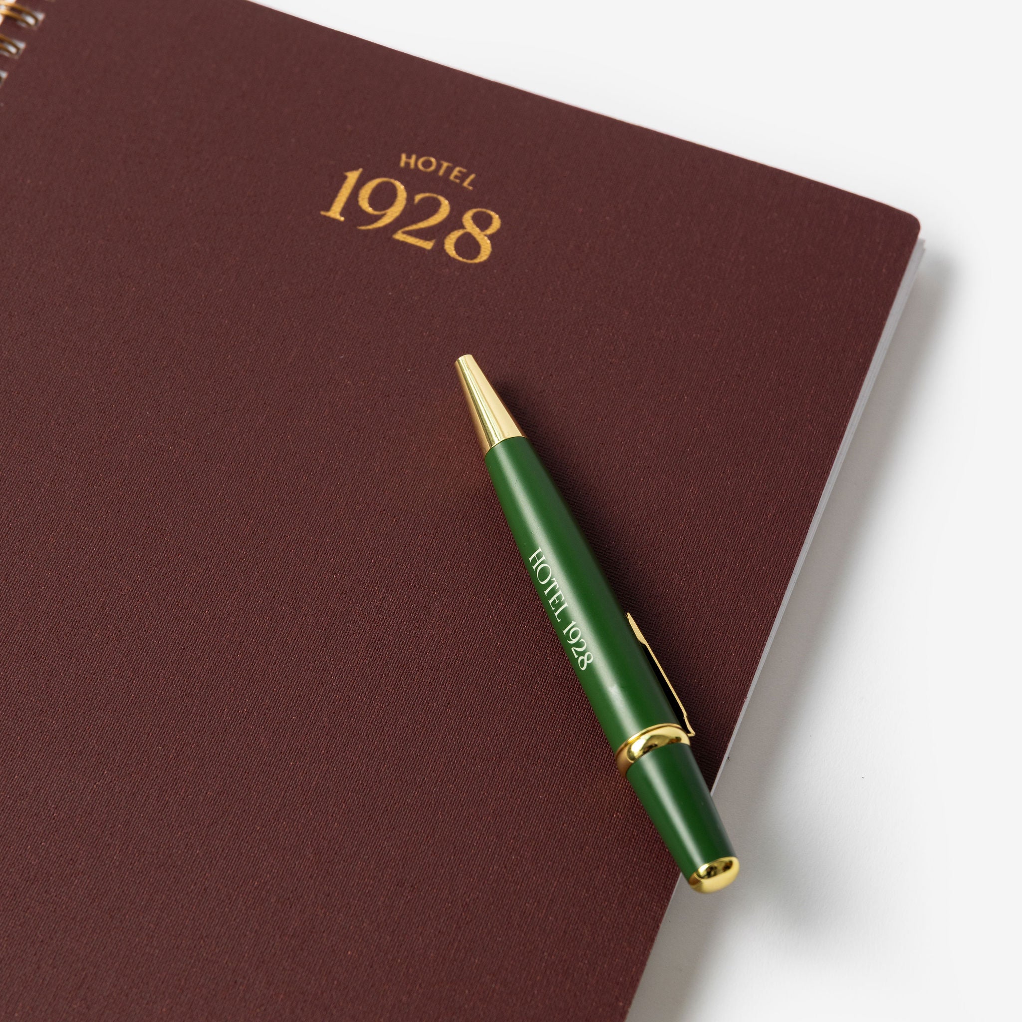 Hotel 1928  Maroon Notebook Journal