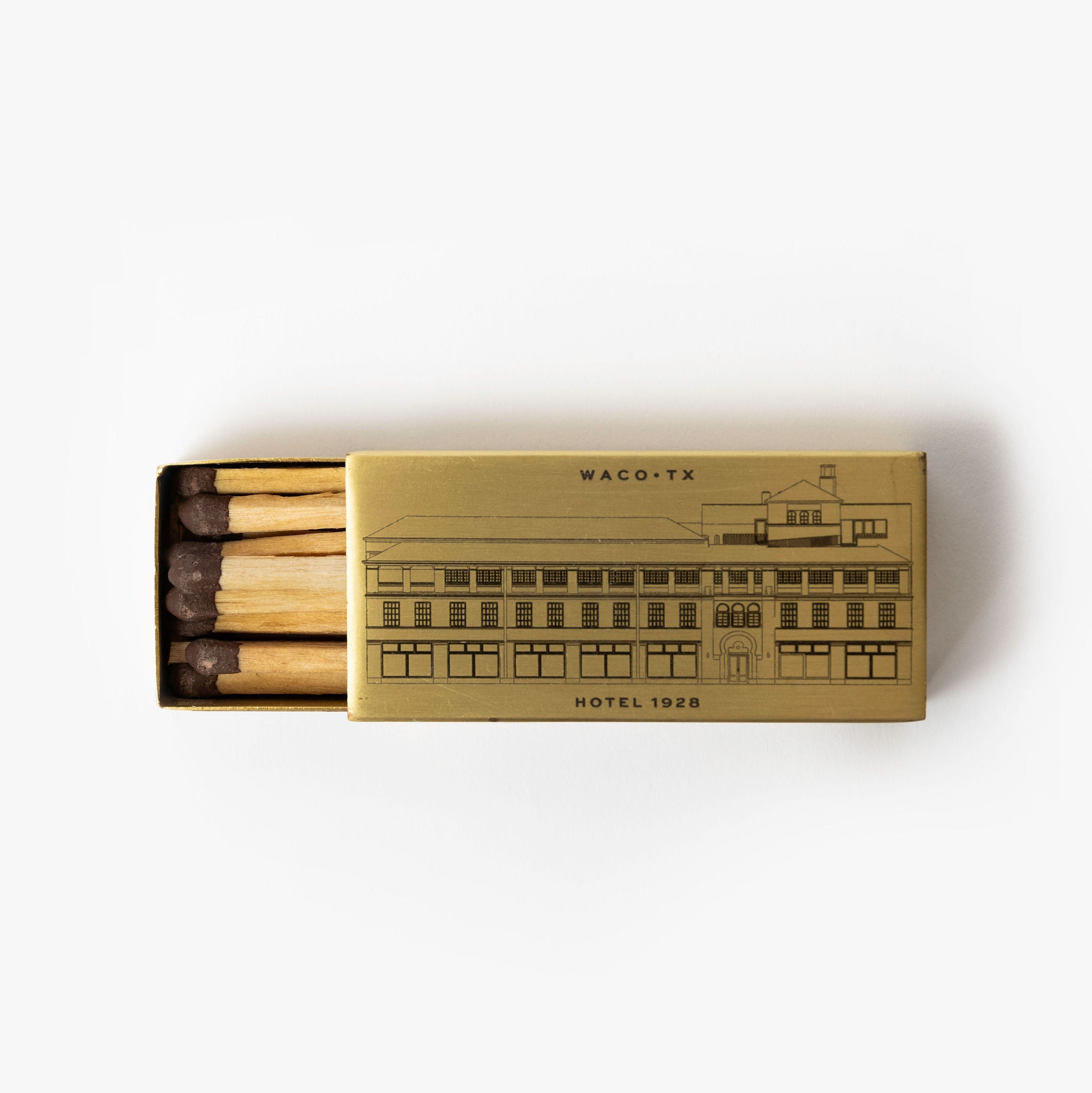 Hotel 1928 Brass Match Box