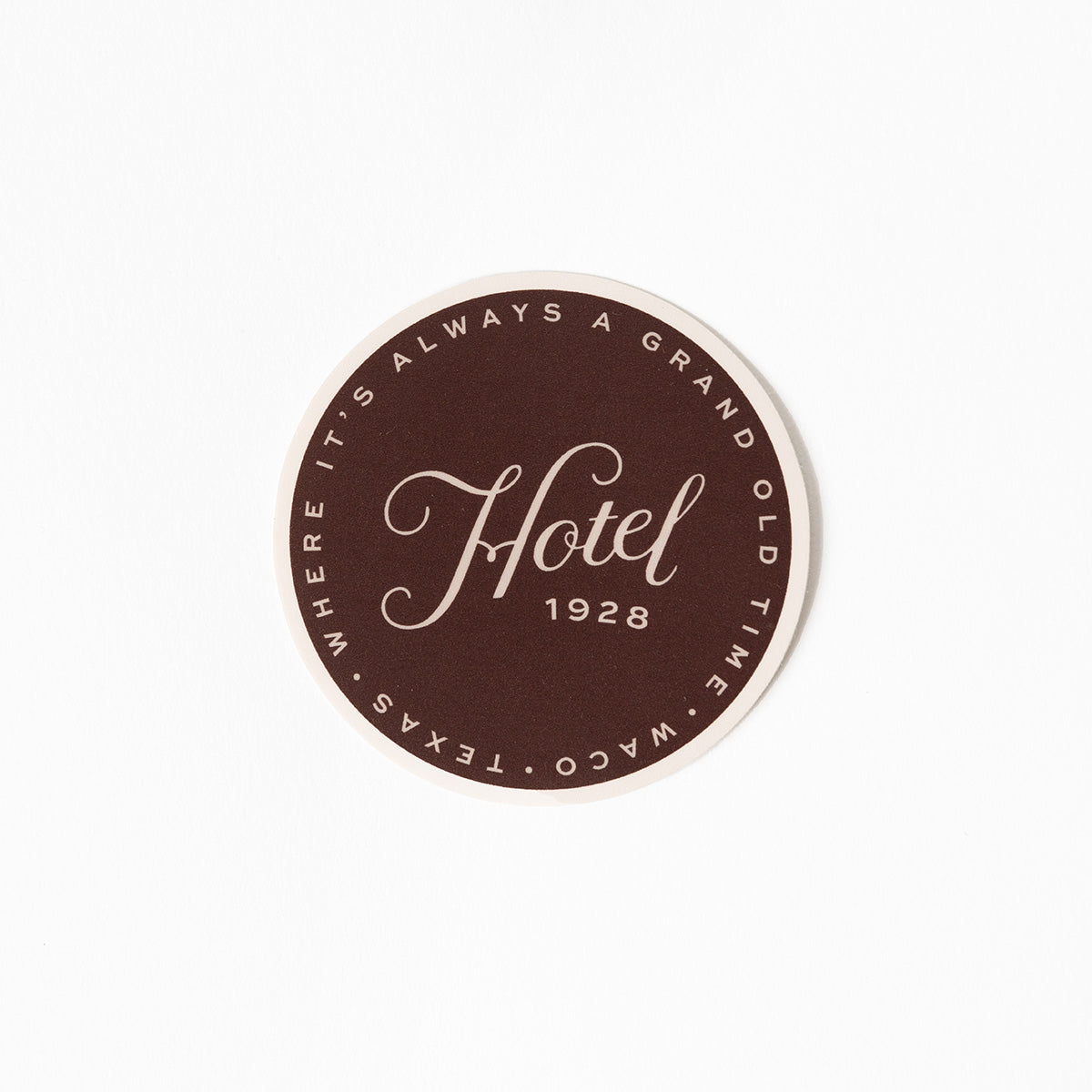 Burgundy Hotel 1928 Sticker